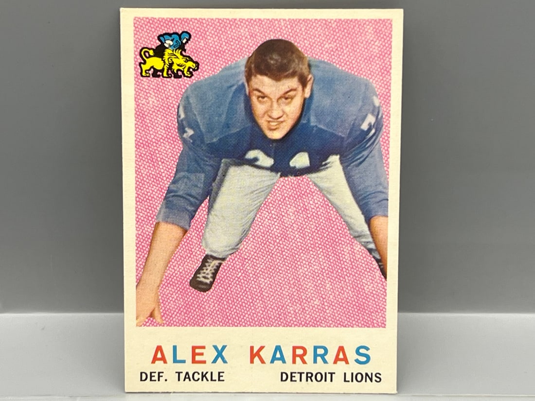 1959 Topps Alex Karras RC #103: 1959 Topps Alex Karras RC #103