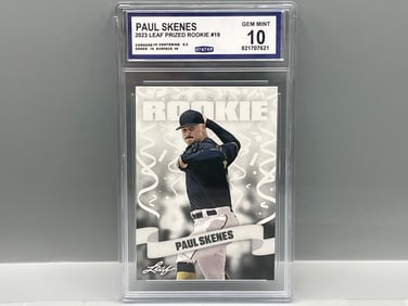 2023 Leaf Paul Skenes Prized Rookie #19 - Slabbed By CCG Grading