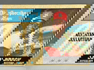 1968 Topps Lou Brock All Star #372