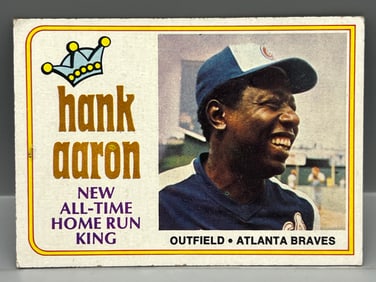1974 Topps #1 Hank Aaron - All Time HR King
