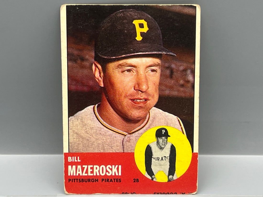 1963 Topps Bill Mazeroski #323: 1963 Topps Bill Mazeroski #323