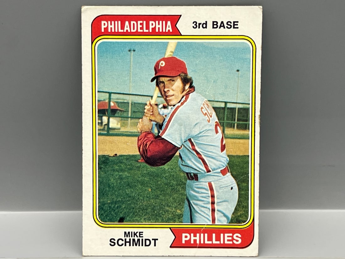 1974 Topps #283 Mike Schmidt - HOF - Phillies - 2nd Year Card (1 of 3)