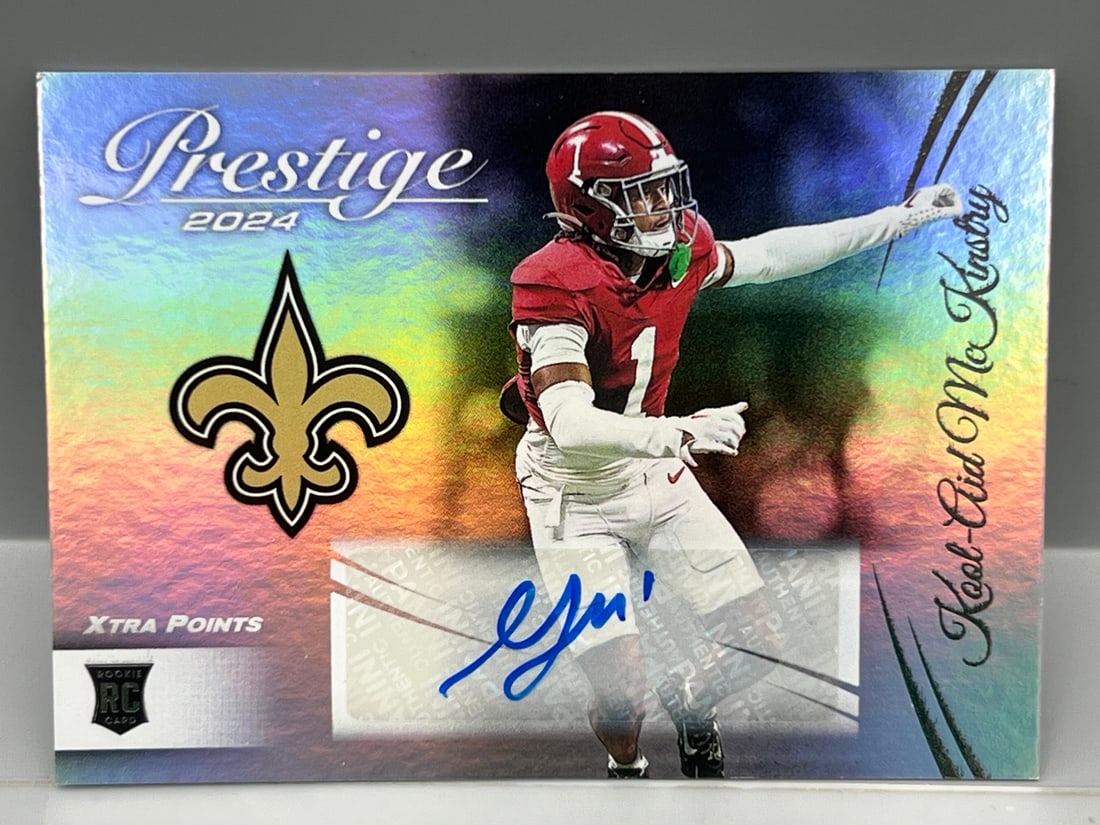 2024 Panini Prestige Xtra Points Kool-Aid McKinstry RC Auto #392: 2024 Panini Prestige Xtra Points Kool-Aid McKinstry RC Auto #392