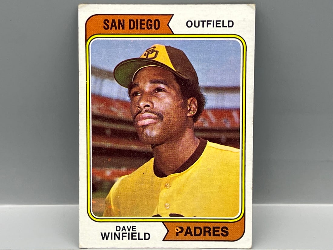 1974 Topps #456 Dave Winfield - Rookie - Padres: 1974 Topps #456 Dave Winfield - Rookie - Padres