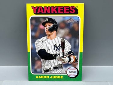 2024 Topps Heritage Aaron Judge Image Variation #112 Short Print