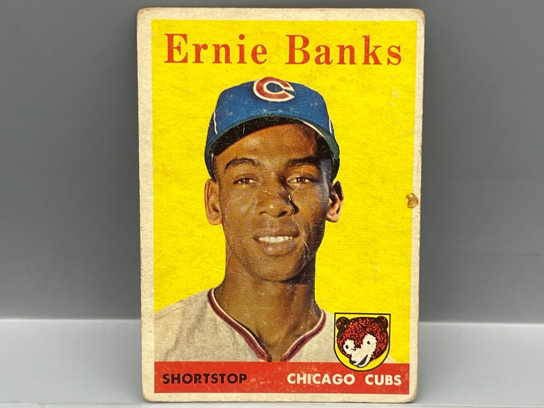 1958 Topps Ernie Banks #310: 1958 Topps Ernie Banks #310