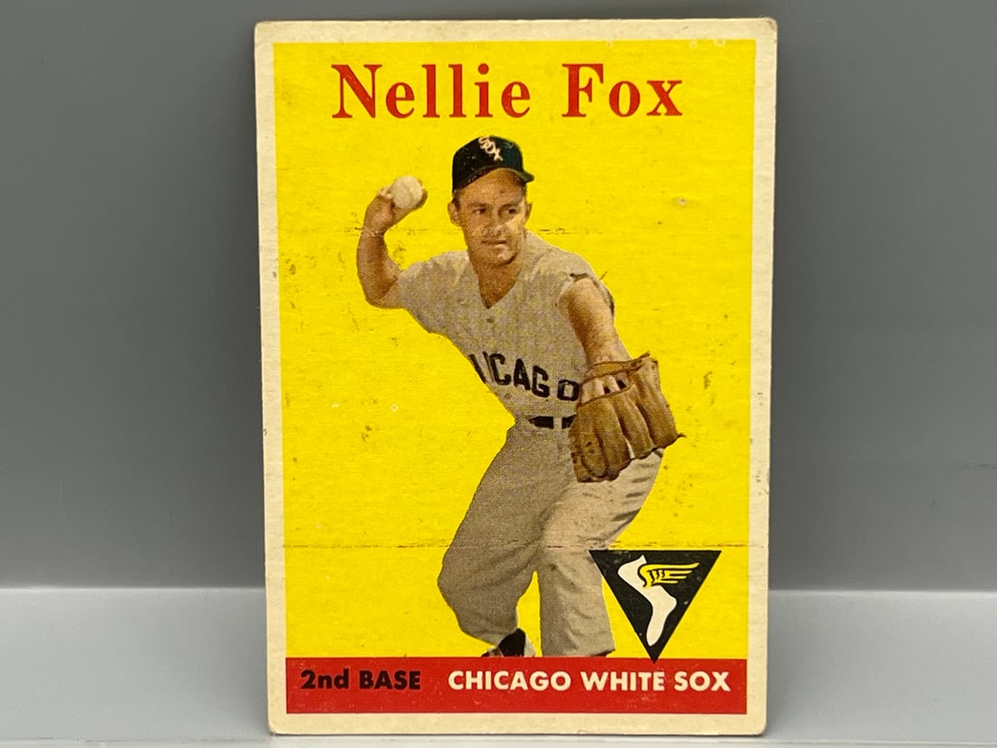 1958 Topps Nellie Fox #400: 1958 Topps Nellie Fox #400