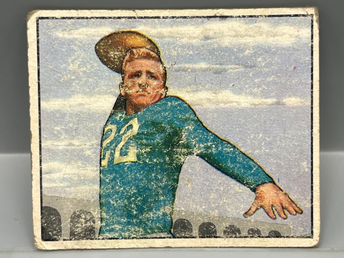 1950 Bowman Football #37 Bobby Layne - HOF - Lions (1 of 2)