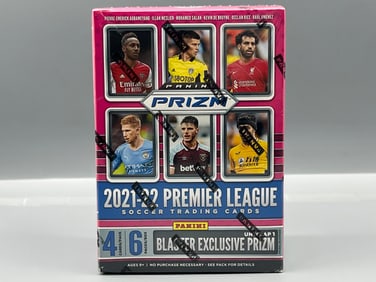 2021-22 Panini Prizm Premier League Soccer Factory Sealed Blaster Box