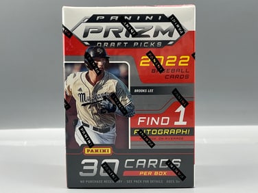 2022 Panini Prizm Draft Picks Baseball Factory Sealed Blaster Box
