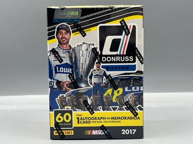 2017 Panini Donruss Nascar Racing Factory Sealed Blaster Box