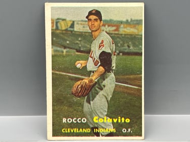 1957 Topps Rocky Colavito RC #212