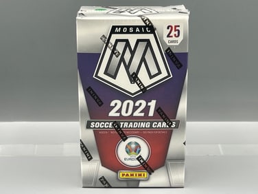 2021 Panini Mosaic Euro Soccer Factory Sealed 25 Card Box