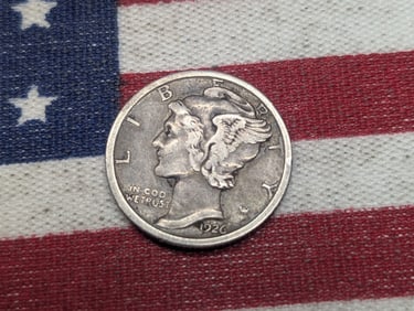 1926-S Mercury Silver Dime *VF*.