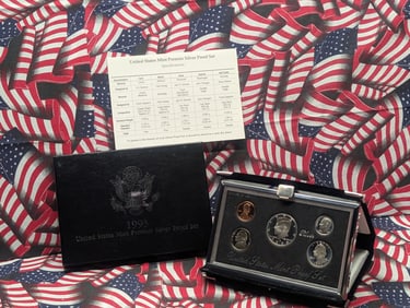 1993-S U.S. Mint Premier Silver Proof Set in OGP w/ COA.