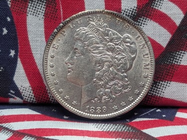 1889 Morgan Silver Dollar .