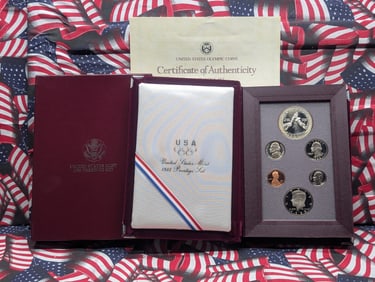 1988-S U.S. Mint Prestige Set in OGP w/ COA - Includes Olympic & Liberty Torches Commemorative