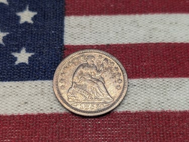 1853 w/ Arrows Seated Liberty Half Dime *XF/AU*.