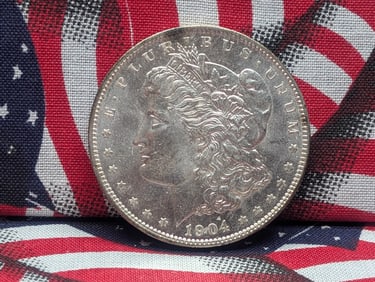 1904-O Morgan Silver Dollar .
