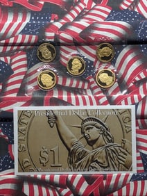 Presidential Dollar Collection in GEM Proof Condition.
