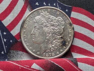 1878-S Morgan Silver Dollar .