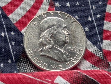 1949 Franklin Silver Half Dollar *AU/UNC*.
