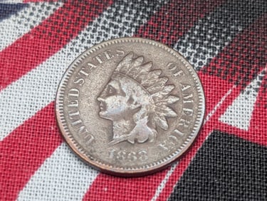 1863 Indian Head Cent *VG+*.