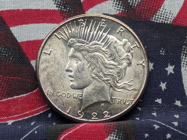 1922-S Peace Silver Dollar.