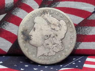 1891-CC Morgan Silver Dollar *AVERAGE CIRC*.