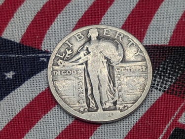 1920-D Standing Liberty Silver Quarter *VG - THOUGH DATE*.