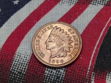 1890 Indian Head Cent *GEM BU - RED*.