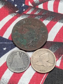 Grab Bag of Various Vintage U.S. Coins.