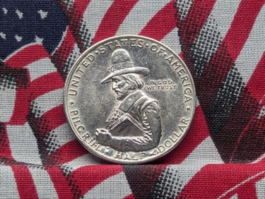 1920 Pilgram Silver Half Dollar *UNC*.