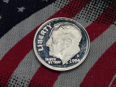 2004-S PROOF Roosevelt Silver Dime.
