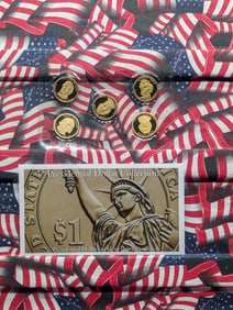 Presidential Dollar Collection in GEM Proof Condition.