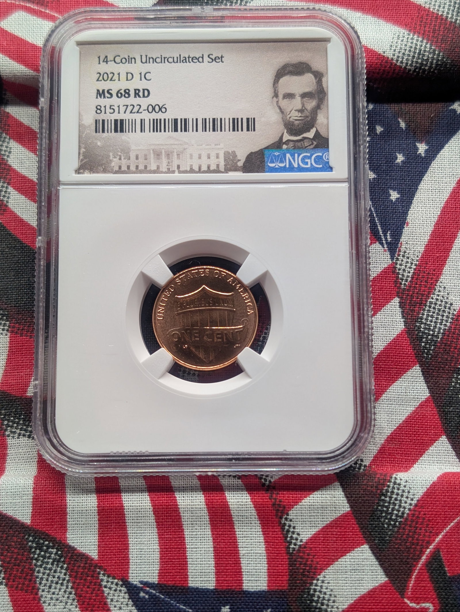 2021-D Lincoln Shield Cent - NGC MS68 RD. (1 of 4)