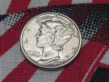 1943 Mercury Silver Dime *GEM BU*.