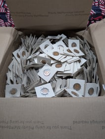 Big Box of 16.04 Lbs. of 1960's & 1970's Mexico 5 Centavos Coins .