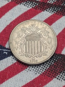 1868 Shield Nickel.