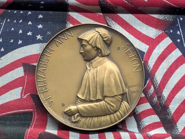 St. Elizabeth Ann Seton Bronze Commemorative Medal.