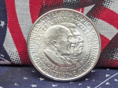 1952 Washington Carver Commemorative Half. Very Choice white BU.