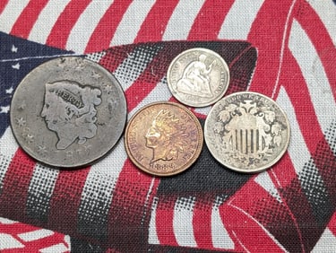 Grab Bag of Various Vintage U.S. Coins.