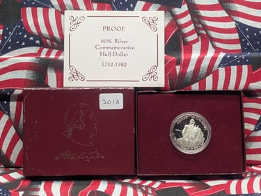 1992-S Washington Commemorative Half Dollar. GEM Proof in original box plus COA.