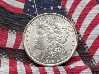 1898-P Morgan Silver Dollar *GEM BU*.
