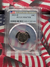 2023-D Roosevelt Dime - PCGS MS67 FB *Advanced Release*.
