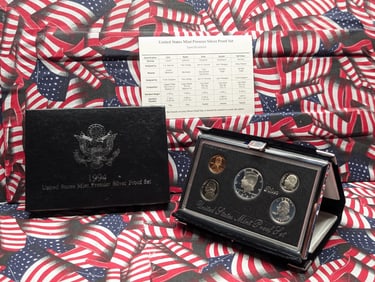 1994-S U.S. Mint Premier Silver Proof Set in OGP w/ COA.