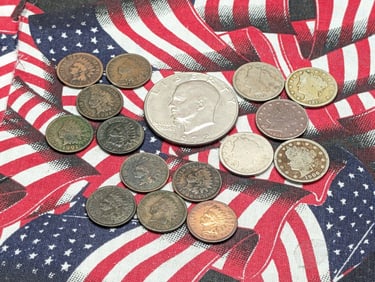 Grab Bag of Various Vintage U.S. Coins.