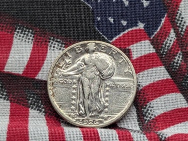 1926-S Standing Liberty Silver Quarter *XF*.