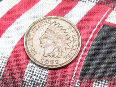 1889 Indian Head Cent *XF+*.