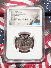 2023-D Eleanor Roosevelt Quarter - NGC MS68 *Early Release*.